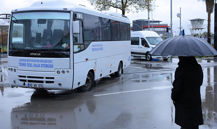 Terme’de toplu ulaşımda SAMKART dönemi başladı 5 Termede toplu ulasimda SAMKART donemi basladi 6