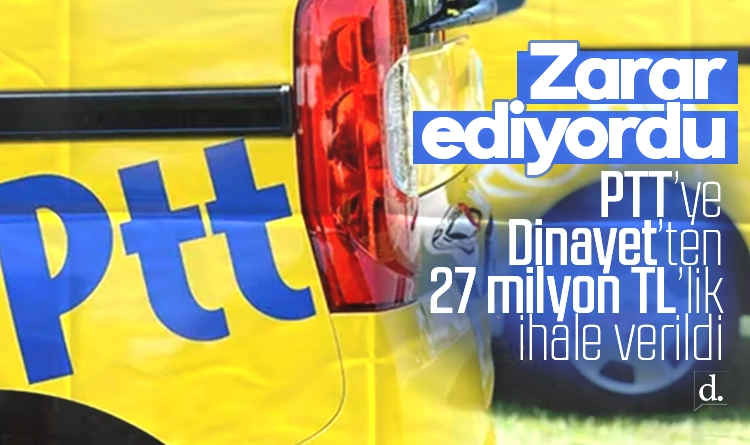 Zarar ediyordu! PTT’ye Diyanet’ten 27 milyon TL’lik ihale 1 Zarar ediyordu PTTye Diyanetten 27 milyon TLlik ihale 1