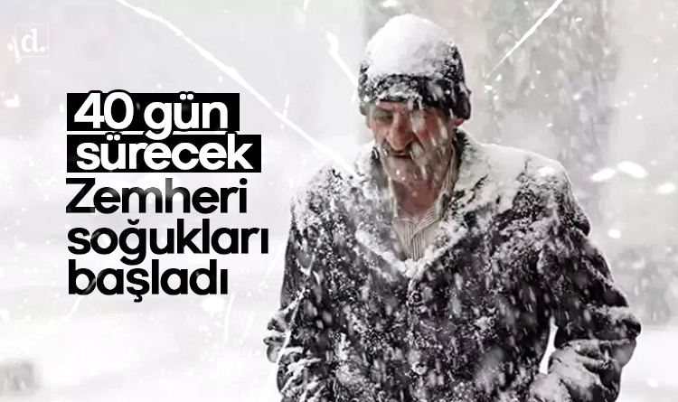 Zemheri soguklari basladi 40 gun surecek