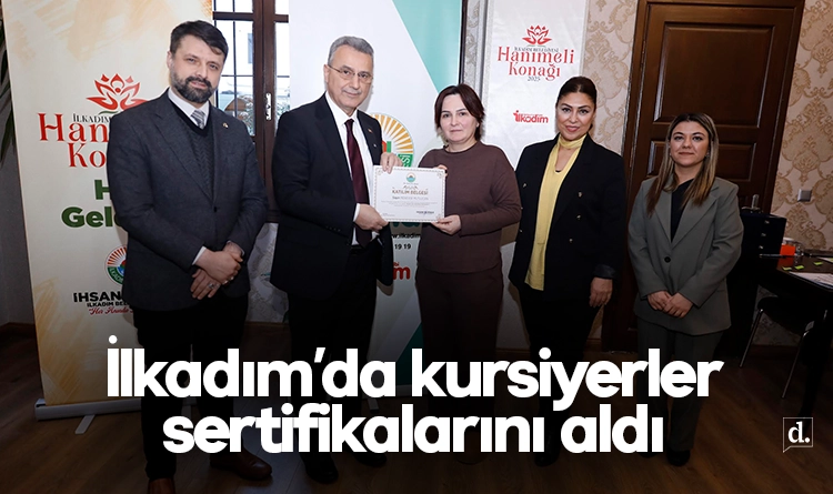 İlkadım'da kursiyerler sertifikalarını aldı