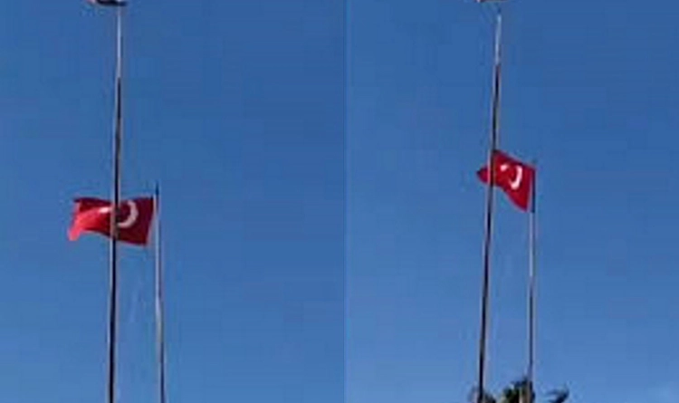 Mardin Nusaybin’de bayrağa alçak girişim: Soruşturma ve tutuklamalar