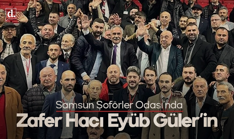Samsun Şoförler Odası’nda başkanlık Hacı Eyüb Güler’in oldu