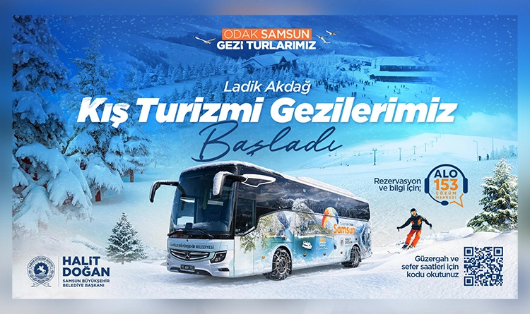Samsun'a kış rotası: Ladik Akdağ’a konforlu seferler başladı Samsun'a kış rotası: Ladik Akdağ’a konforlu seferler başladı