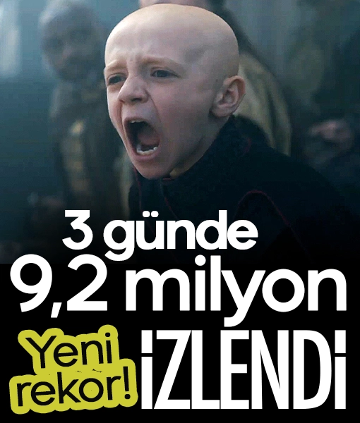3 günde 9,2 milyon izlendi! Game of Thrones evreninden rekor