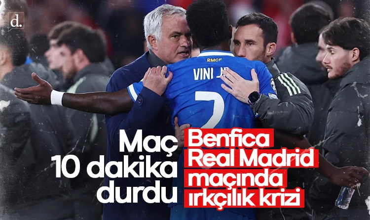 Benfica – Real Madrid maçında ırkçılık krizi: Vinicius Jr oyunu terk etti