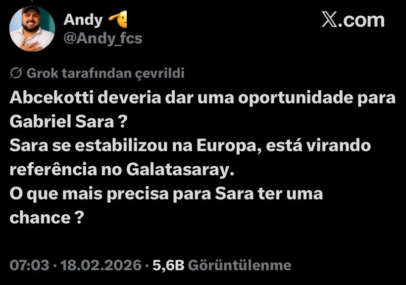 Brezilyalılar Gabriel Sara için birleşti! Ancelotti'ye çağrı yapılıyor