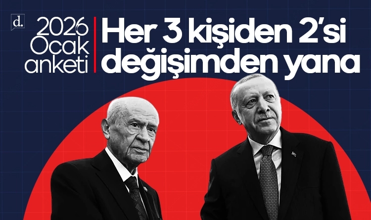 En yeni anket: Her 3 kişiden 2’si değişimden yana