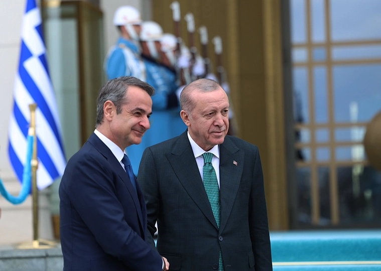 Erdoğan ve Miçotakis görüşmesi: Sorunlar çözümsüz değil Erdoğan ve Miçotakis görüşmesi: Sorunlar çözümsüz değil