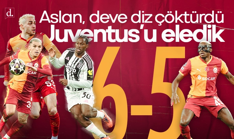Aslan deve diz çöktürdü! Galatasaray Juventus’u eledi, son 16 turuna yükseldi