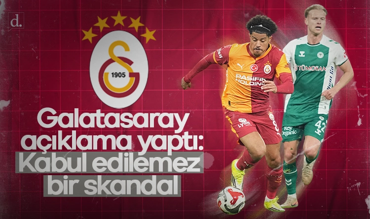 Galatasaray’dan açıklama: Kabul edilemez bir skandal