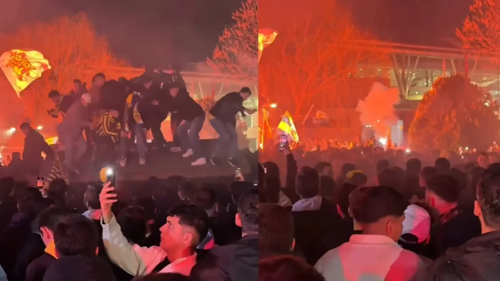 Kante geldi: Fenerbahçe taraftarı çardağı çökertti