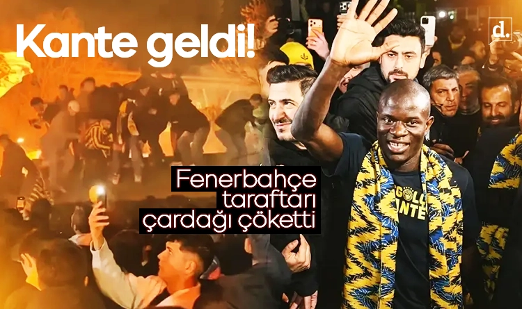 Kante geldi: Fenerbahçe taraftarı çardağı çökertti
