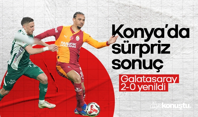 Konya’da sürpriz sonuç: Galatasaray 2-0 yenildi