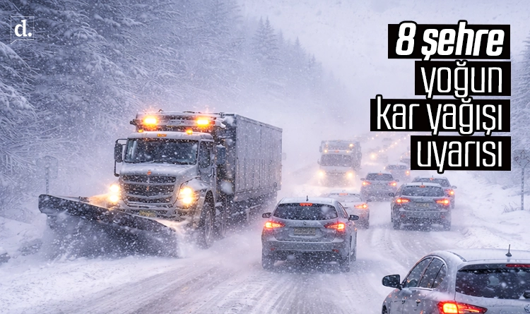 Meteoroloji’den 8 ile kar yağışı ve pek çok kente sağanak uyarısı