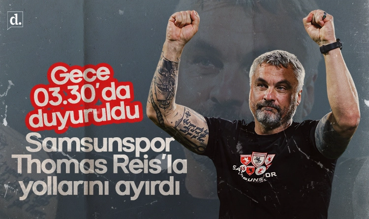 Gece 03.30’da duyuruldu: Samsunspor, Thomas Reis’la yollarını ayırdı