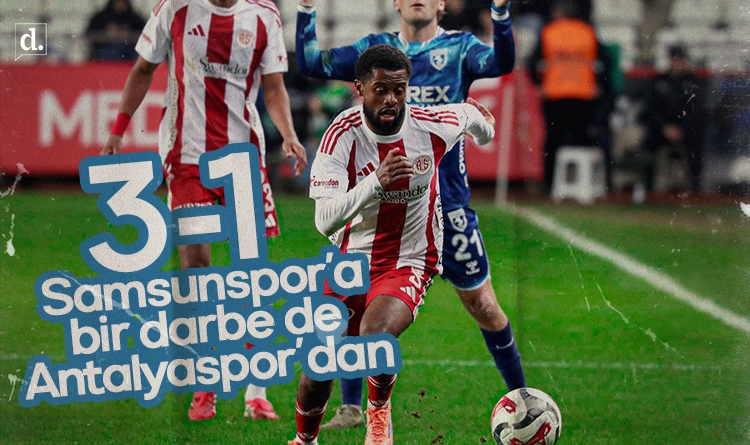 Samsunspor’a bir darbe de Antalyaspor’dan