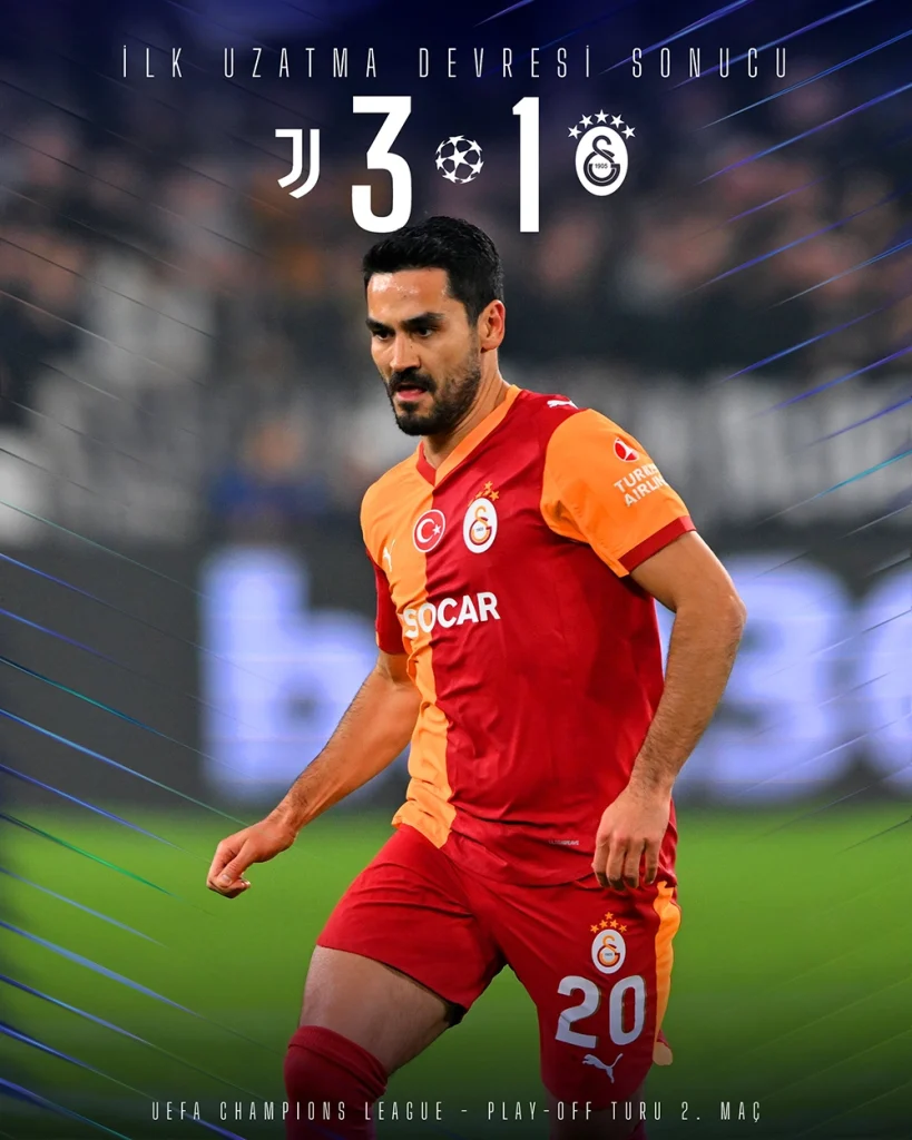 Aslan deve diz çöktürdü! Galatasaray Juventus'u eledi, son 16 turuna yükseldi Aslan deve diz çöktürdü! Galatasaray Juventus'u eledi, son 16 turuna yükseldi