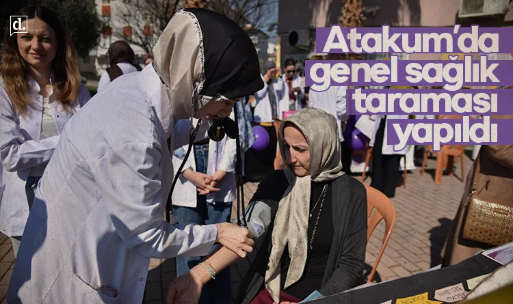 Atakum’da genel sağlık taraması yapıldı