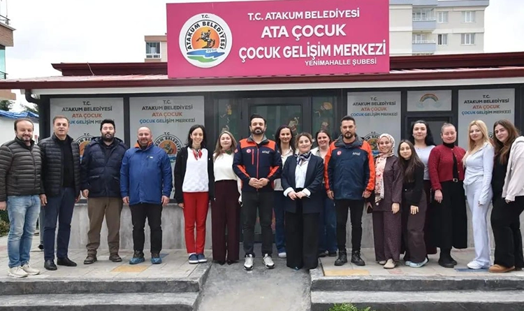 Atakum'da miniklere afet eğitimi 