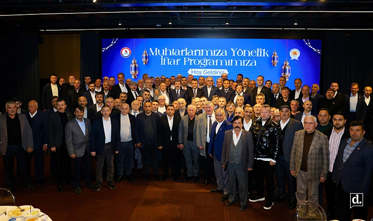 Samsun’da birlik sofrası: Başkan Halit Doğan muhtarlarla iftarda buluştu