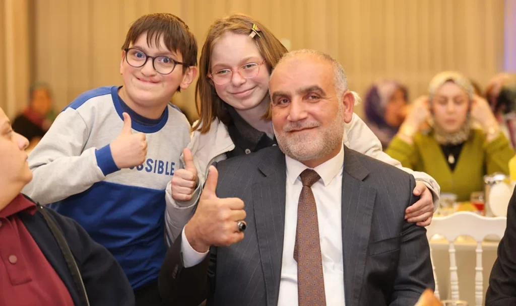 Canik’te Ramazan sofrası özel çocuklar için kuruldu