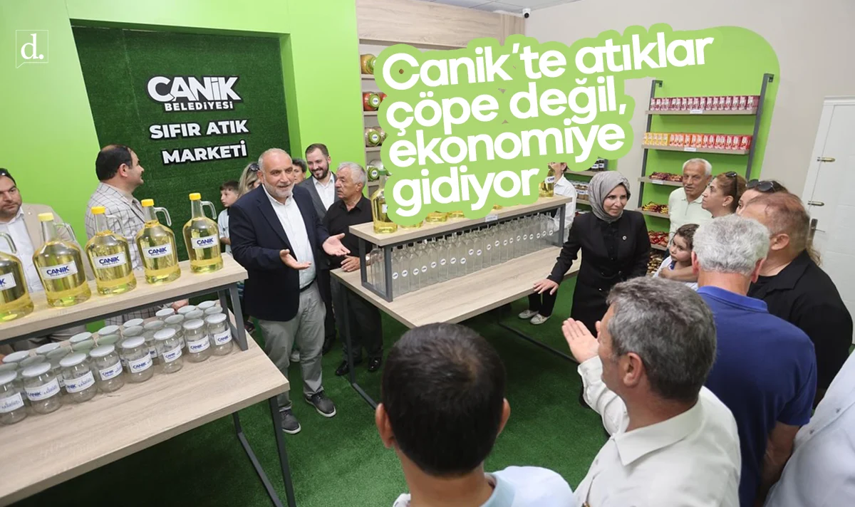 Canik’te atıklar çöpe değil, ekonomiye gidiyor