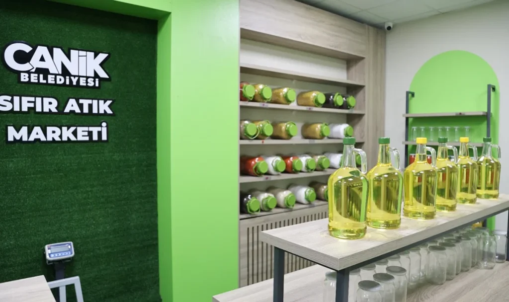 Canik’te atıklar çöpe değil, ekonomiye gidiyor