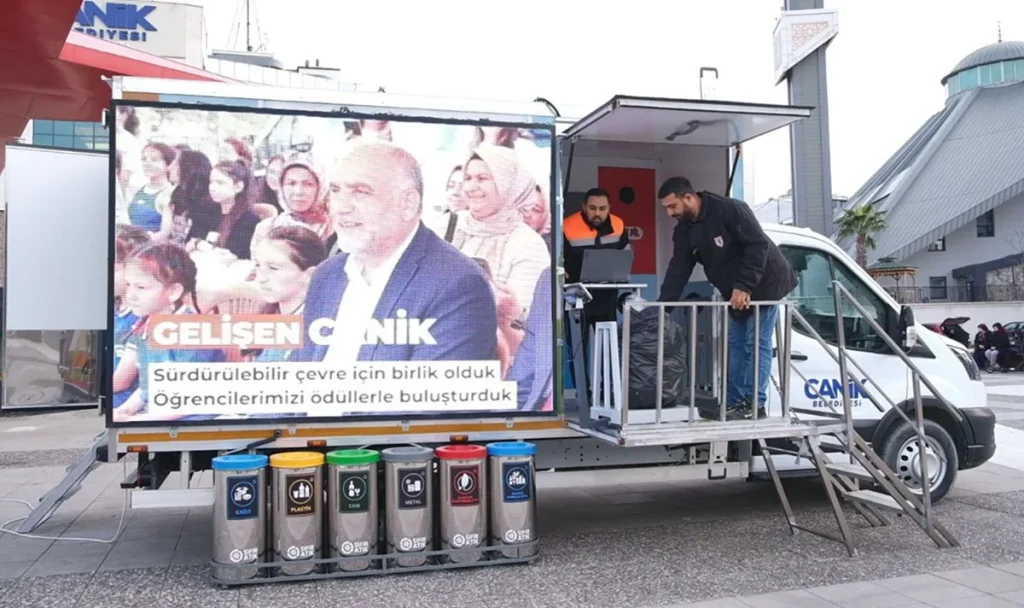 Canik’te atıklar çöpe değil, ekonomiye gidiyor