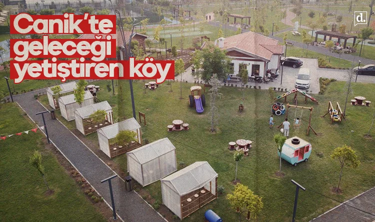 Canik’te ödüllü Sıfır Atık Köyü geleceği yetiştiriyor