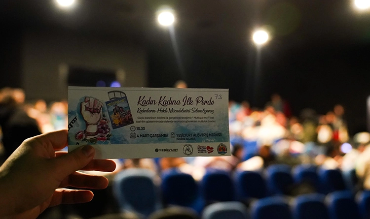 İlk defa sinemaya gittiler! Atakum'un kırsalınki 150 kadın beyazperdeyle buluştu