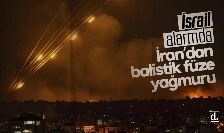 İran’dan İsrail’e balistik füze yağmuru