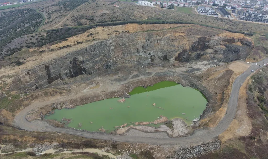 Samsun'da çevre hamlesi: Eski maden ocağı doğaya kazandırılıyor