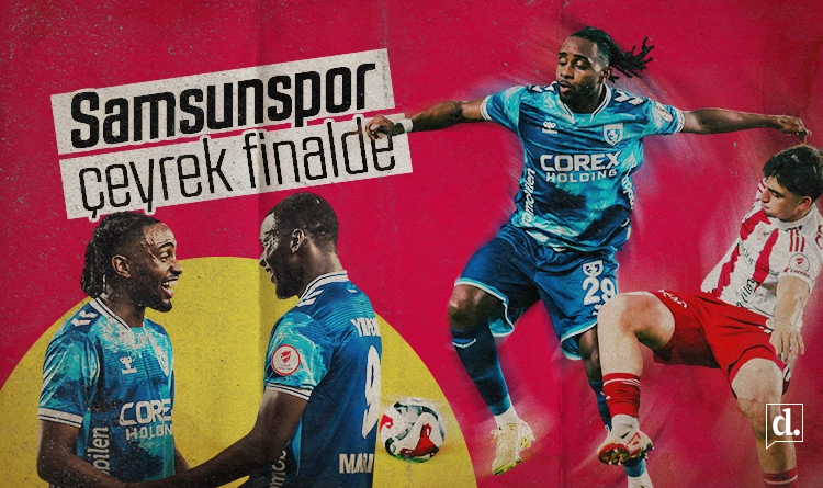 Samsunspor çeyrek finalde: 4 maç 4 galibiyet