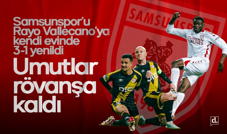 Samsunspor evinde 3-1 yenildi! Umutlar rövanşa kaldı
