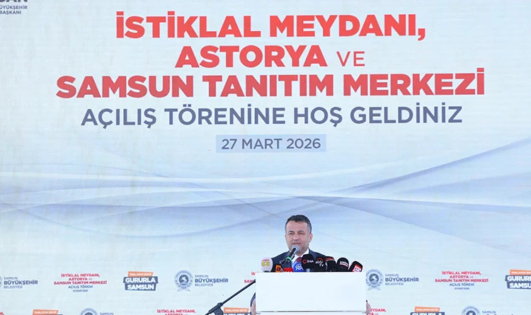 Samsun’un yeni vitrini açıldı: Astorya, İstiklal Meydanı ve Tanıtım Merkezi Samsun’un yeni vitrini açıldı: Astorya, İstiklal Meydanı ve Tanıtım Merkezi