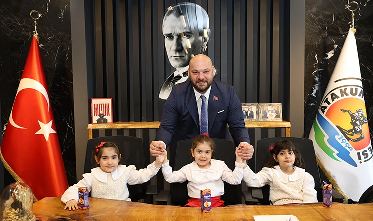 Atakum Belediyesi makamı çocuklara emanet