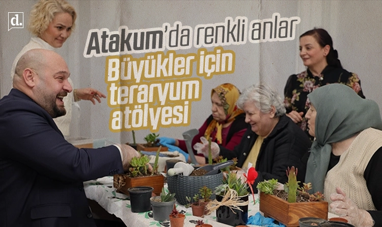 Atakum’da renkli anlar: Büyükler için teraryum atölyesi