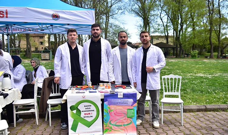 Atakum’da sağlık hizmeti doğaya taşındı: Çakırlar Korusu’nda tarama