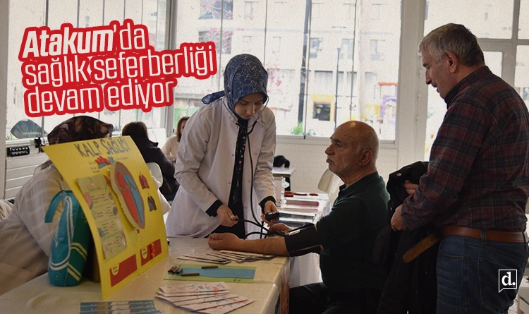 Atakum’da sağlık seferberliği devam ediyor