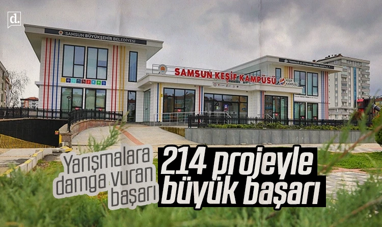 Bilim Samsun’dan 214 projeyle büyük başarı