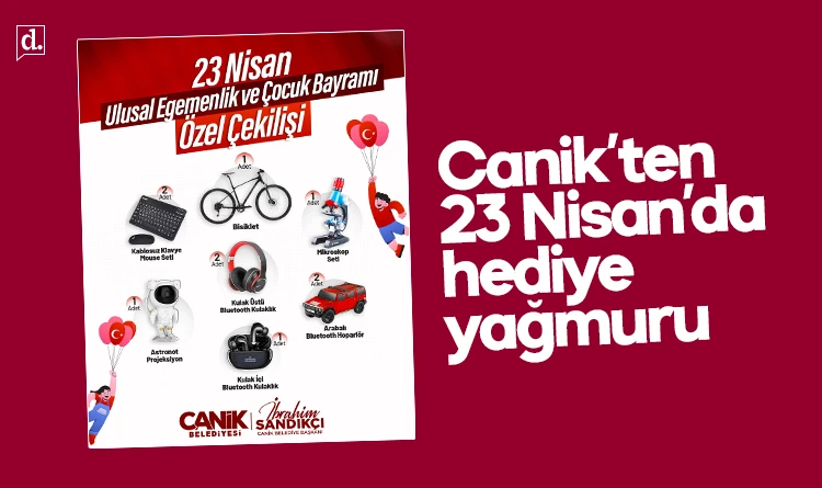 Canik Belediyesi’nden hediye yağmuru