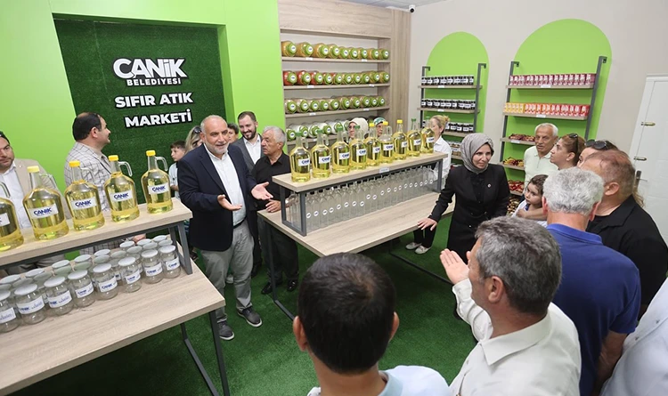 Canik’te 5 ton atık ekonomiye kazandırıldı