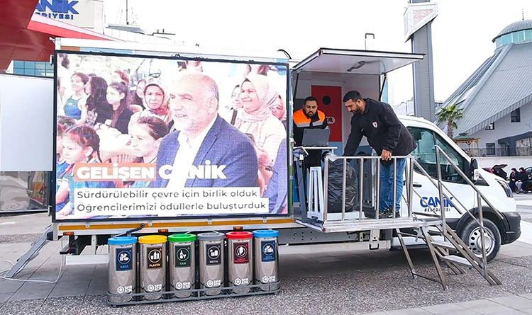 Canik’te 5 ton atık ekonomiye kazandırıldı