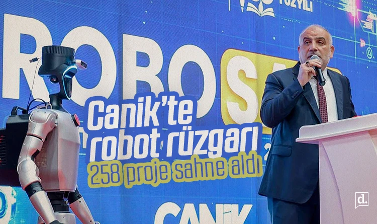 Canik’te robot rüzgarı: 258 proje sahne aldı