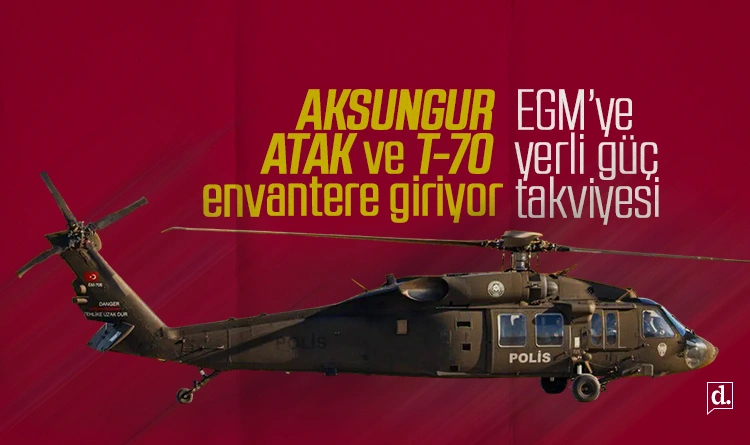 Türkiye ve dünyadan son dakika haberleri, siyaset, ekonomi ve gündeme dair gelişmeler Diye Konuştu’da. EGM’ye yerli güç takviyesi: AKSUNGUR, ATAK ve T-70 envantere giriyor