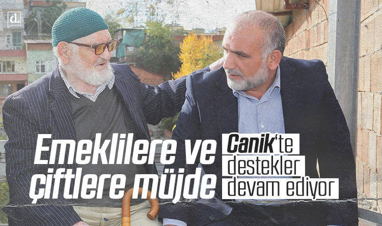 Emeklilere ve çiftlere müjde: Canik’te destekler sürüyor