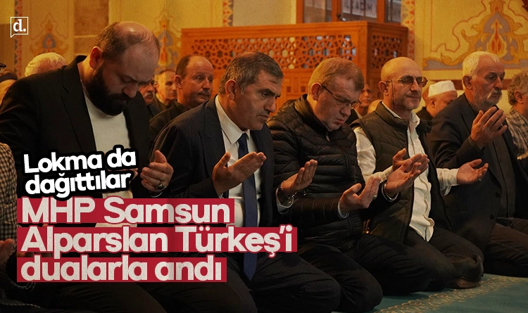 MHP Samsun Alparslan Türkeş’i dualarla andı