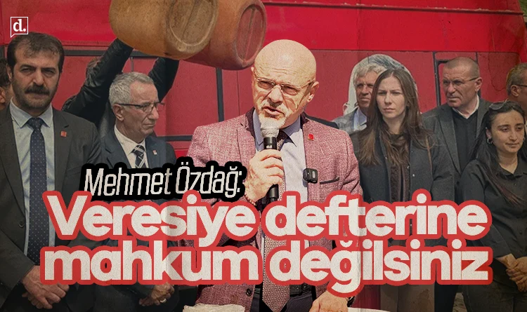 Mehmet Özdağ: Veresiye defterine mahkum değilsiniz