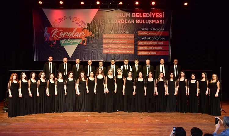 Müzik dolu gece: Atakum'da korolar buluştu