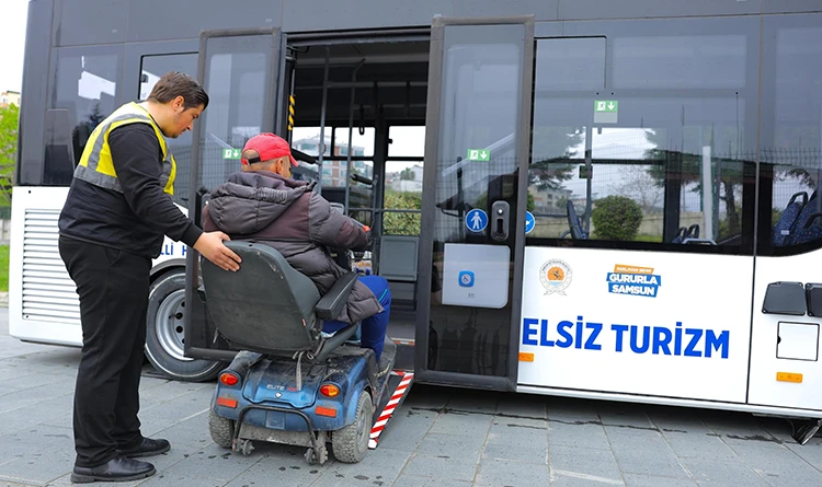 Samsun'da özel bireylere yeni ulaşım desteği: Engelsiz Turizm Otobüsü